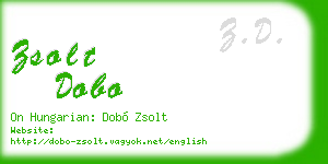zsolt dobo business card